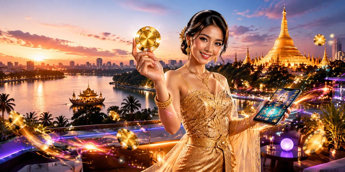 ရန်ကုန်အင်းလျားကန်ဧရိယာတွင် ကာစီနိုဂိမ်းကစားနေသူများ